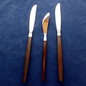 Ecko Eterna Canoe Muffin Set Of two Knives One Spreader